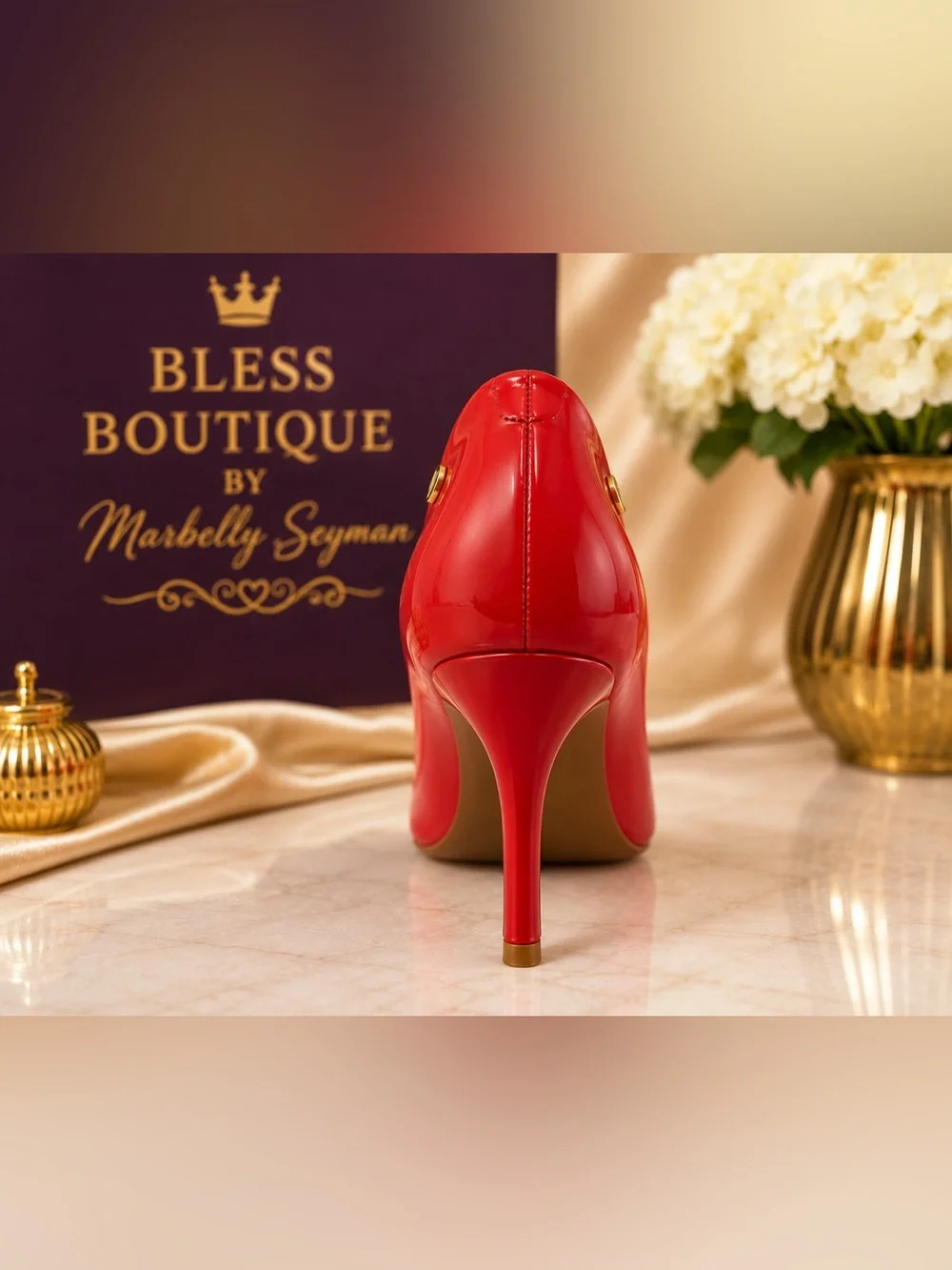 Vizzano Red Patent Leather Pointed-Toe Pumps | 4.5” Stiletto Heel | Size 10 US